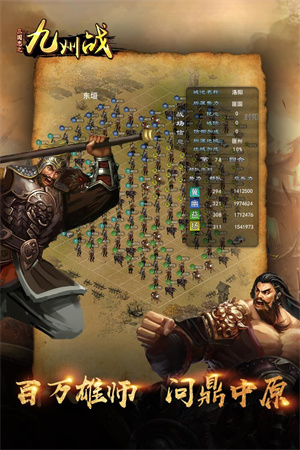 三国志之九州战手游最新版游戏特点
