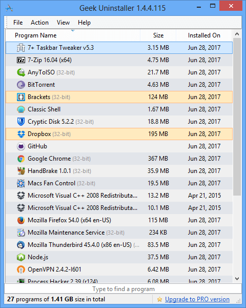 Geek Uninstaller 第2张图片