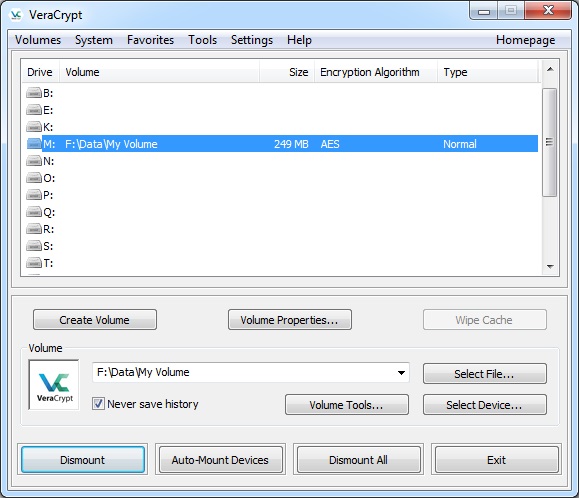 VeraCrypt磁盘加密工具使用教程19