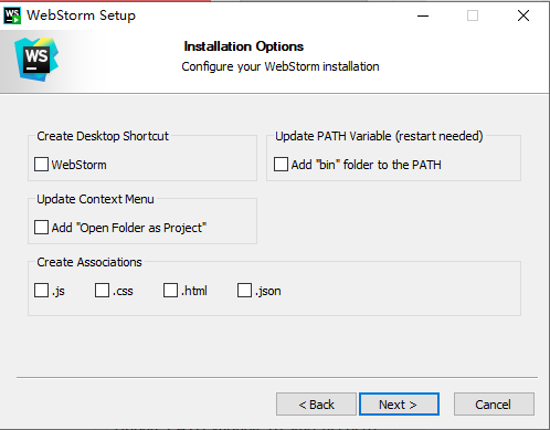 WebStorm 2023安装教程2