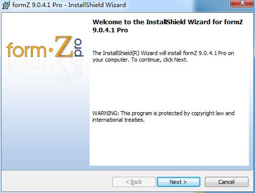 FormZ Pro 9安装破解教程1