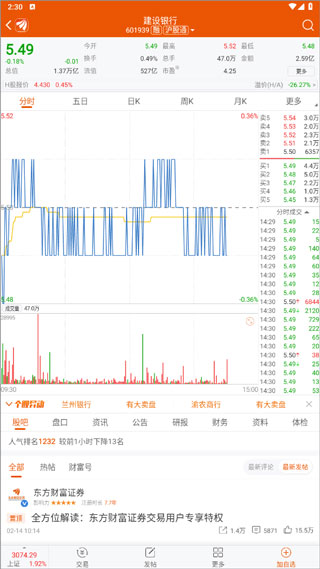 东方财富Choice数据App怎么查找股票指数3