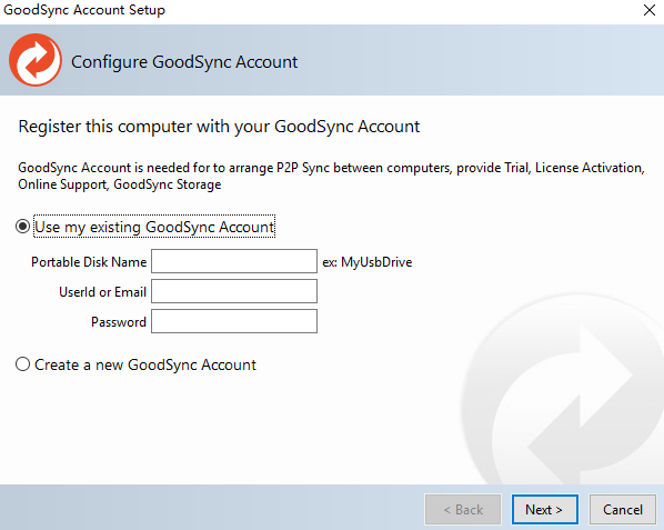 goodsync2go安装使用教程2