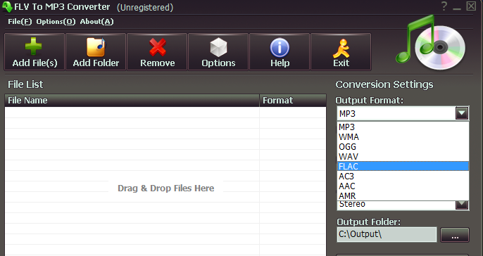 FLV To MP3 Converter使用说明3
