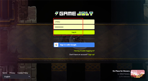 gamejolt官方版怎么注册账号5