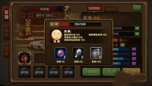 造梦西游4如何提高宠物亲密度2