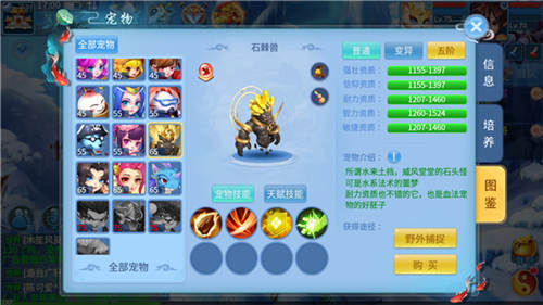 天书奇谈oppo版宠物简介4