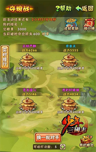 少年三国志夺粮战攻略1