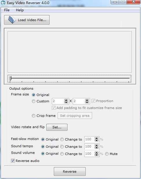 Easy Video Reverser免费下载 第1张图片