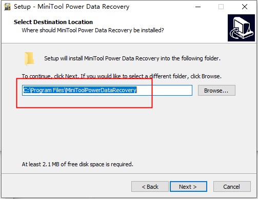 minitool power data recovery安装教程示例3