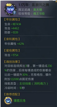 昊天锤魂环搭配1